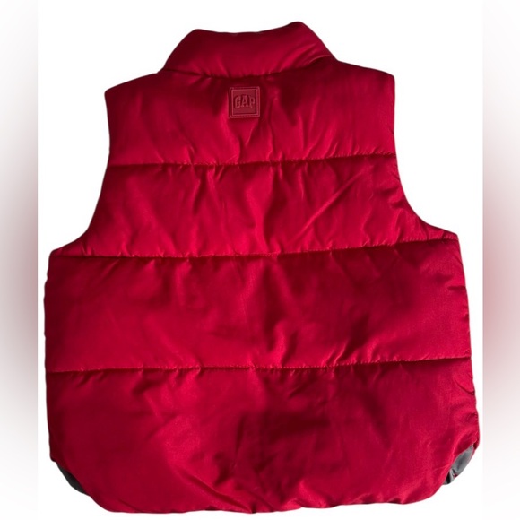 Toddler Red Puffer Vest - Picture 2 of 3